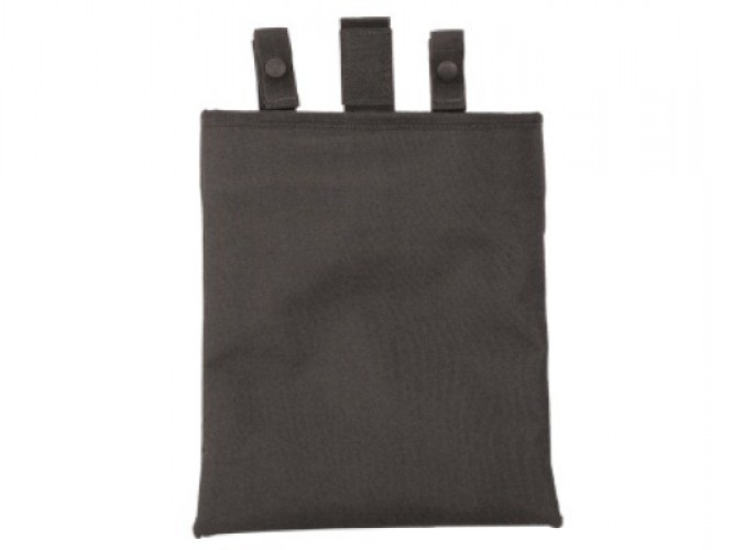 12 In Roll-Up Dump Pouch Nero
