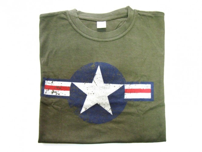 T-Shirt WWII USAF Verde tg. XL