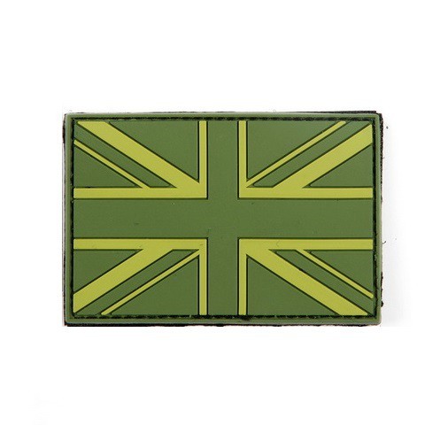 Bandiera UK Verde Gommata PVC
