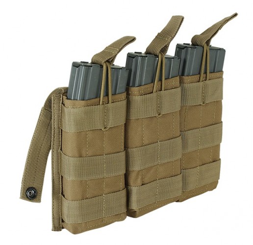 M4/M16 Open Top Mag Pouch Triplo Coyote TAN