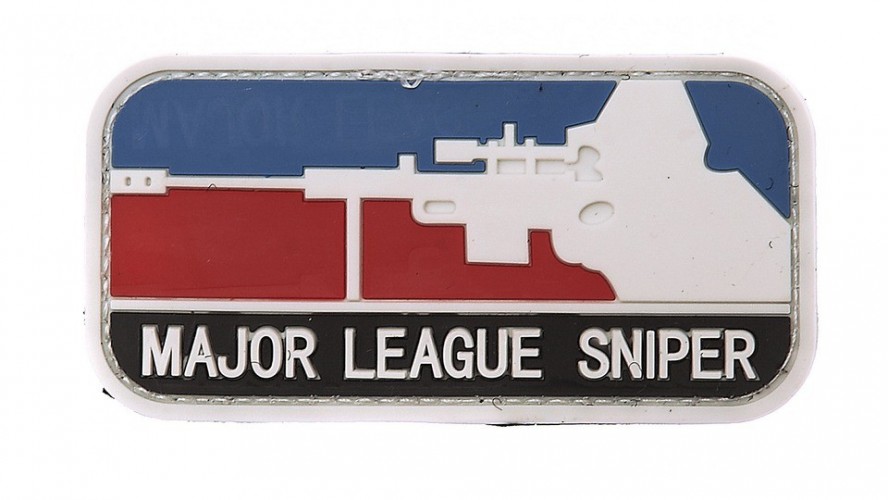 Patch 3D PVC Major League Sniper Colori