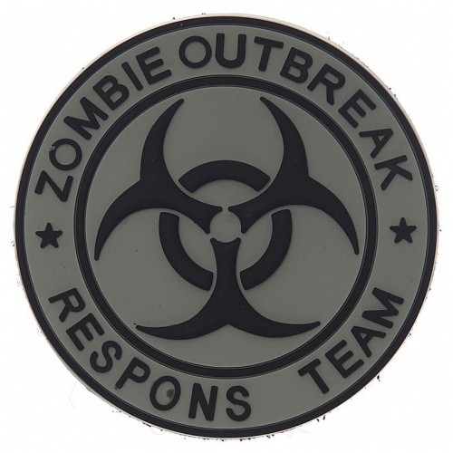 Patch 3D PVC Zombie Outbreak Respons Team