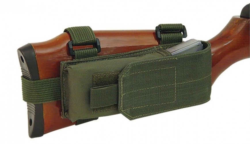 Buttstock Mag Pouch Olive Drab