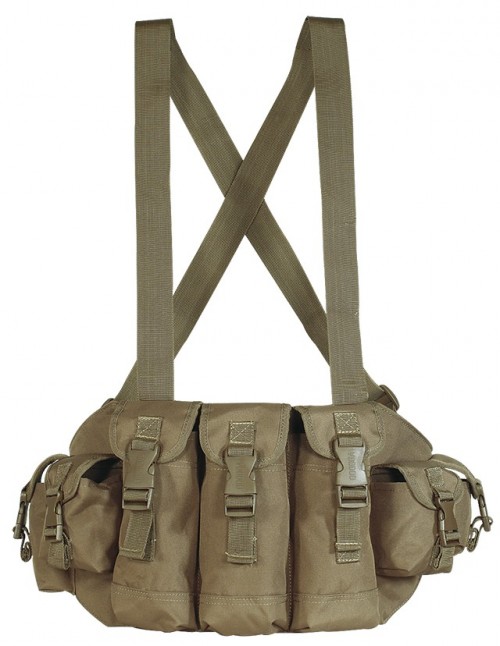 7 Pocket Chest Rig Coyote TAN