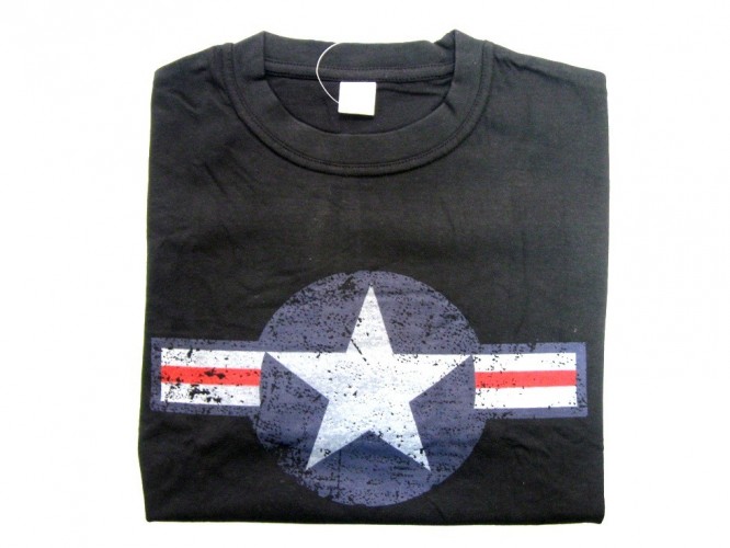 T-Shirt WWII USAF Nera tg. S