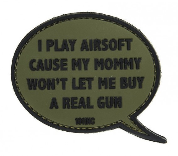 Patch PVC I Play Airsoft