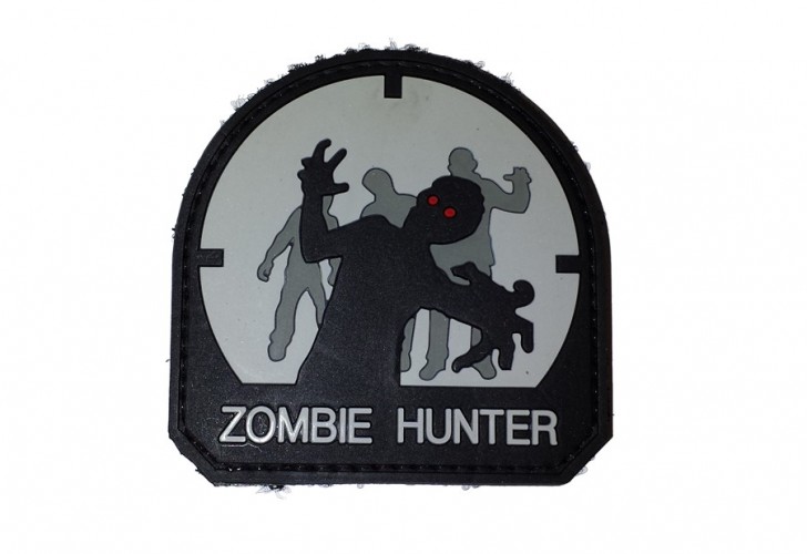 Patch PVC Zombie Hunter mod.2 Grigio Chiaro