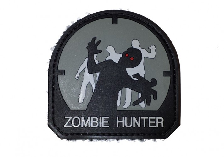 Patch PVC Zombie Hunter mod.4 Grigio Scuro