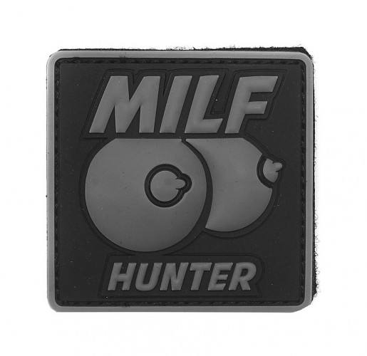 Patch 3D PVC Milf Hunter Grey