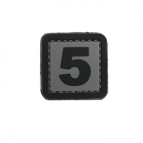 Patch 3D PVC Numero 5