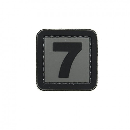 Patch 3D PVC Numero 7