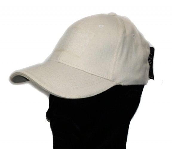 Cappello Contractor con Velcro Bianco