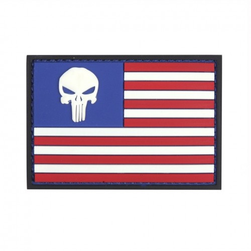 Patch 3D PVC USA Flag Punisher