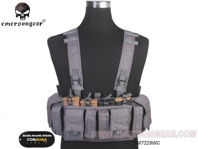 MF Style UW Gen IV Tactical Chest Rig Wolf Grey