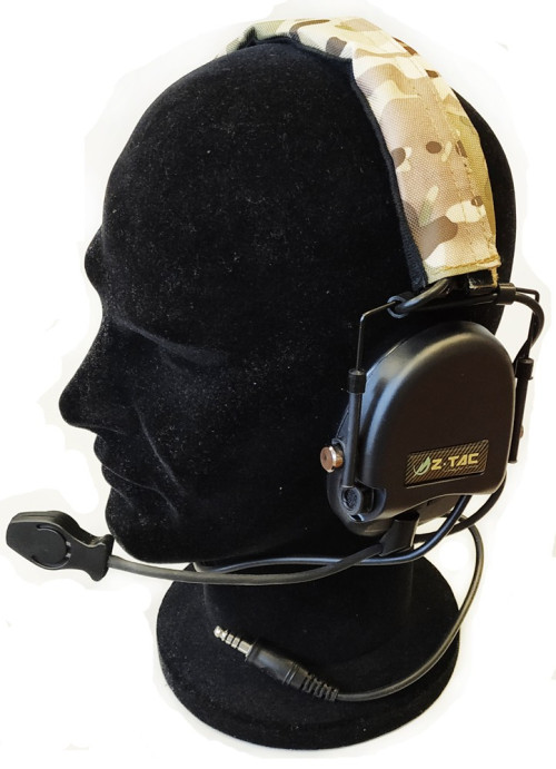 zTEA Hi-Threat Tier 1 Headset Black (Z110 Z-Tactical)