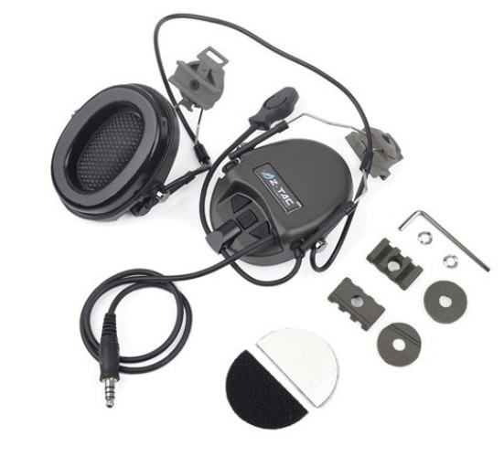 zSordin Headset per Elmetti FAST - Black (Z034 Z-TACTICAL)