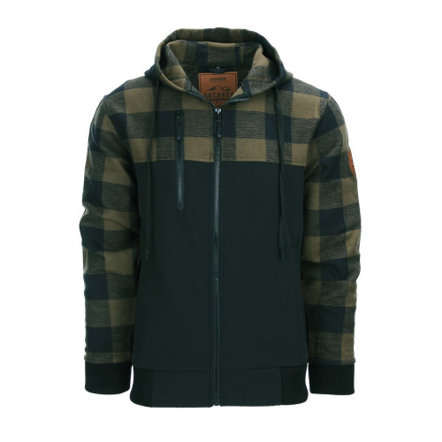 Lumbershell Jacket - Black/Olive - tg. XL (129535 Fostex)