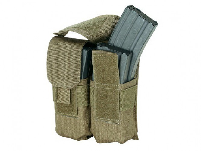 M4 Double Mag Pouch Coyote Tan