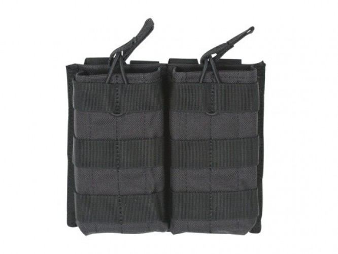 M4/M16 Open Top Mag Pouch Doppio Nero