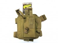 Tactical Drop Leg Holster Coyote TAN Destra