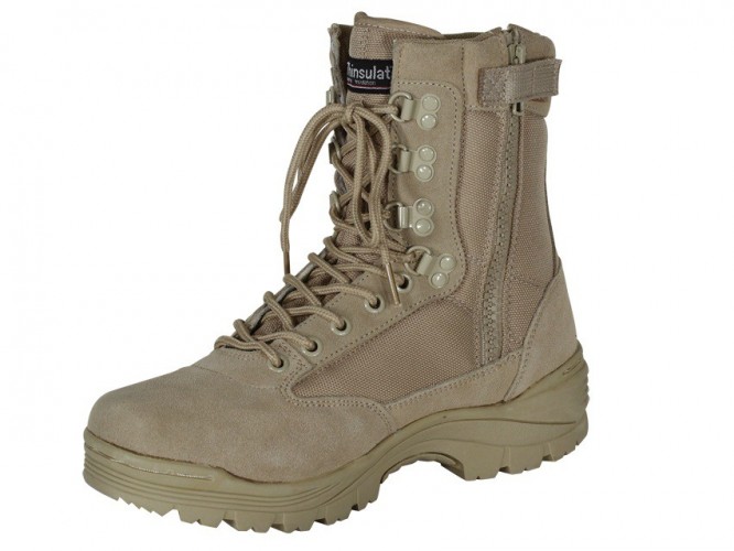 9 inc Tactical Boots TAN tg.6