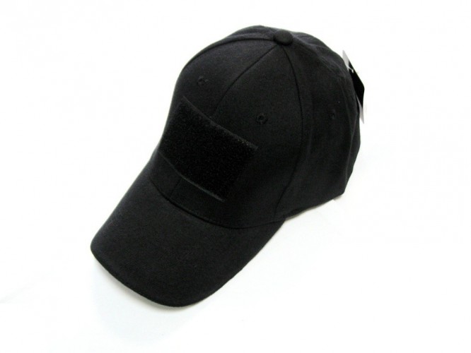 Cappello Contractor con Velcro Nero