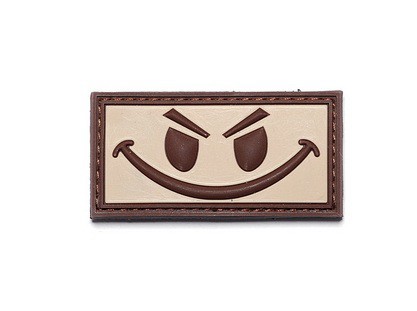 Patch PVC Smile Brown