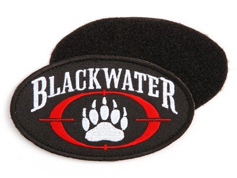 Patch Black Water Ovale