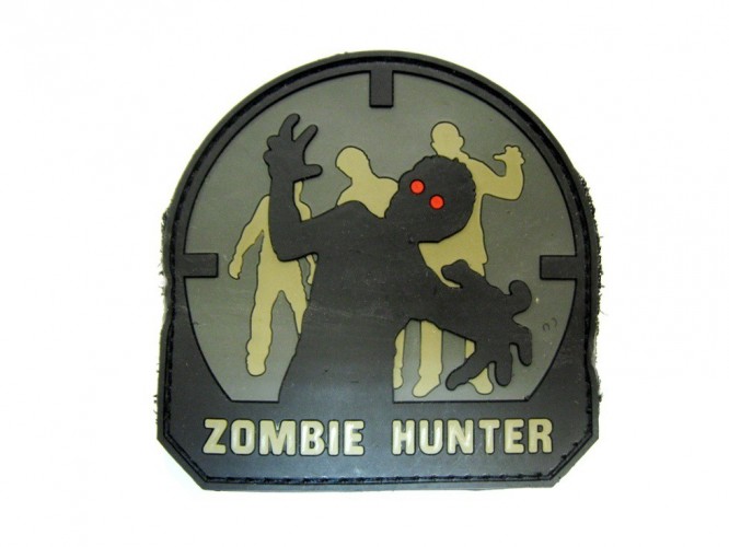 Patch in PVC Zombie Hunter Nera