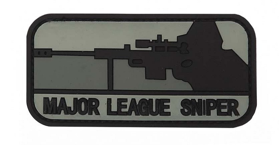 Patch in PVC - 4.5x9cm - Major League Sniper Dark (444110-3551 101 INC)