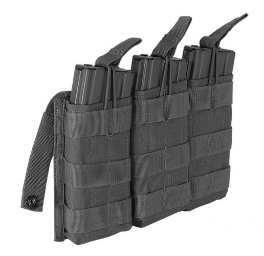 M4/M16 Open Top Mag Pouch Triplo Nero