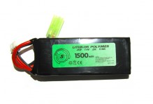 LiPo 7.4 x 1500 25 C Tavoletta