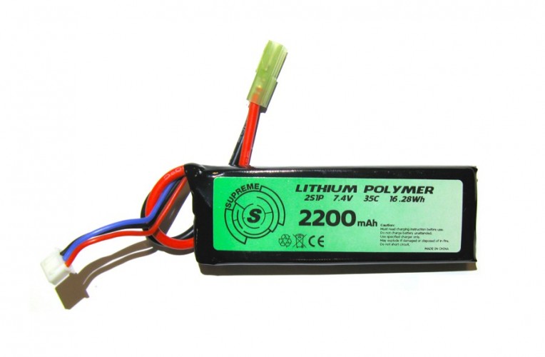 LiPo 7.4 x 2200 35 C Tavoletta