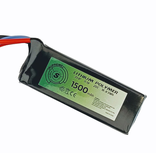 LiPo 11.1V x 1500mAh - 20C - Tavoletta - TAMIYA (B15D SUPREME)