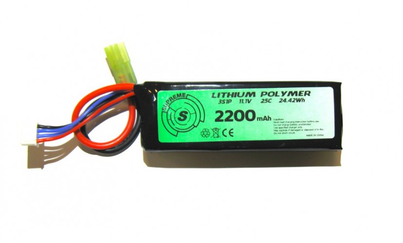 LiPo 11.1 x 2200 25 C Tavoletta