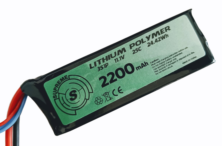 LiPo 11.1V x 2200mAh - 25C - Tavoletta - TAMIYA (B22D SUPREME)