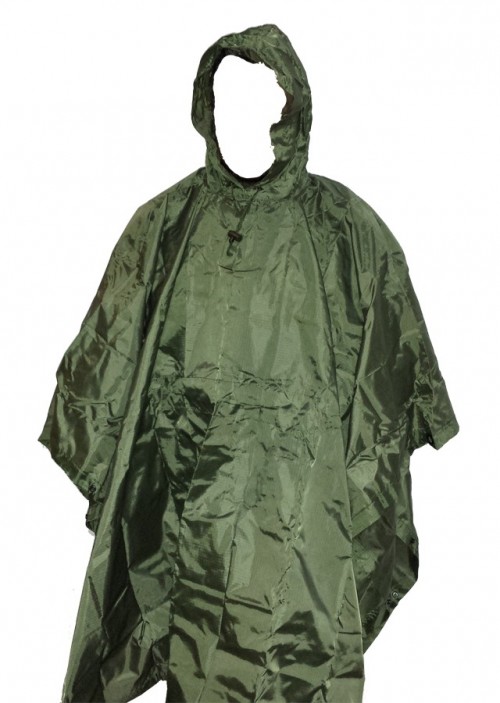 Poncho RipStop Verde