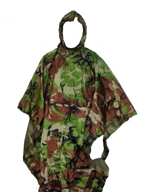 Poncho RipStop Woodland