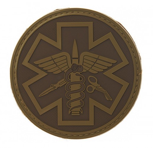 Patch 3D PVC Paramedic Brown