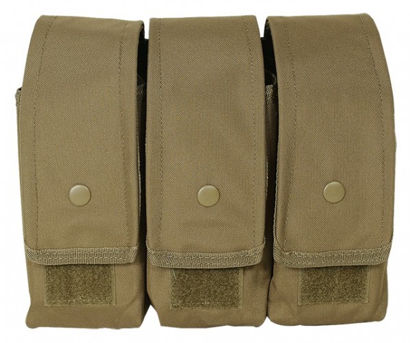 M4/AK47 Triple Mag Pouch Coyote TAN