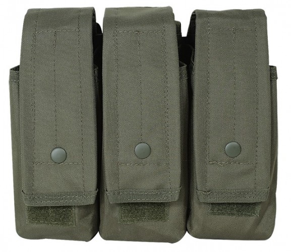 M4/AK47 Triple Mag Pouch Olive Drab