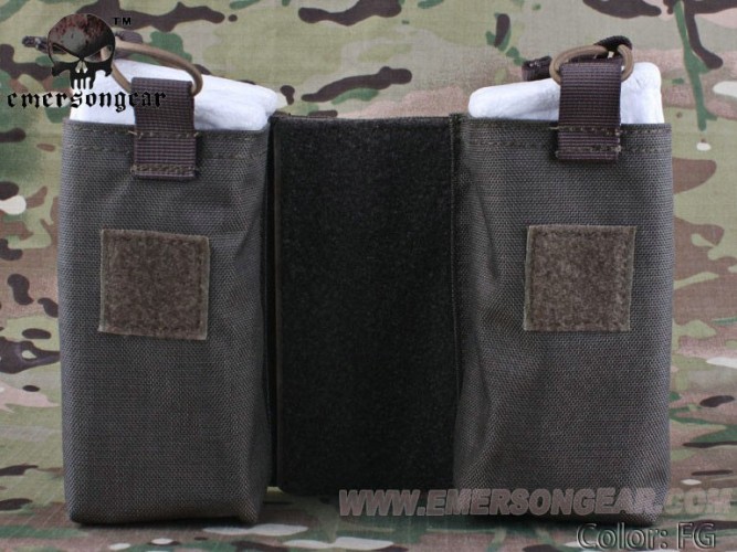 Tasca Porta Radio e Caricatori per JPC Foliage Green