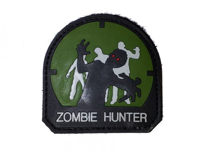 Patch PVC Zombie Hunter mod.3 Verde