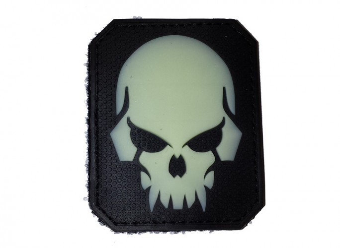 Patch PVC Skull Luminescente