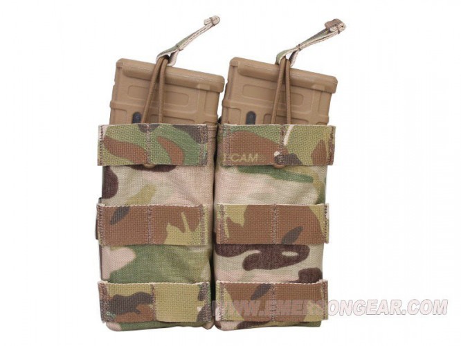 Tasca Porta Caricatore Doppio Open Top Multicam