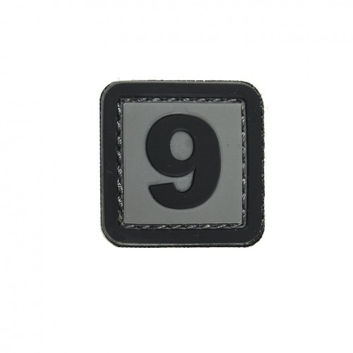 Patch 3D PVC Numero 9