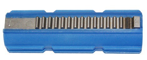 Pistone in Fibra Blu con Denti in Acciaio - Senza Penultimo Dente