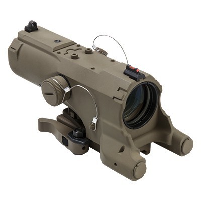 ECO MOD3 4X34 Scope Red & Blue Ill TAN