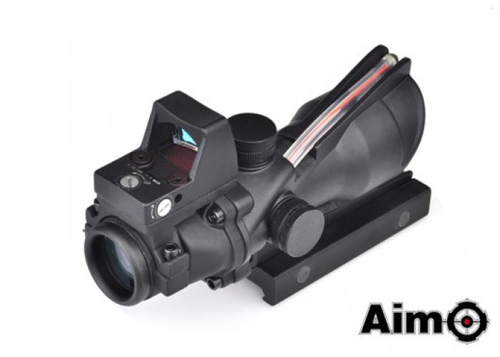 Acog 4X32C Source Fiber con Dot RMR Nera