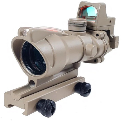 Acog 4X32C Source Fiber con Dot RMR TAN (AO1003 AIM-O)